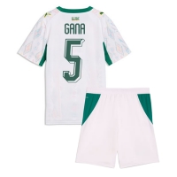 Camiseta Senegal Idrissa Gueye #5 Primera Equipación Replica Mundial 2026 para niños mangas cortas (+ Pantalones cortos)
